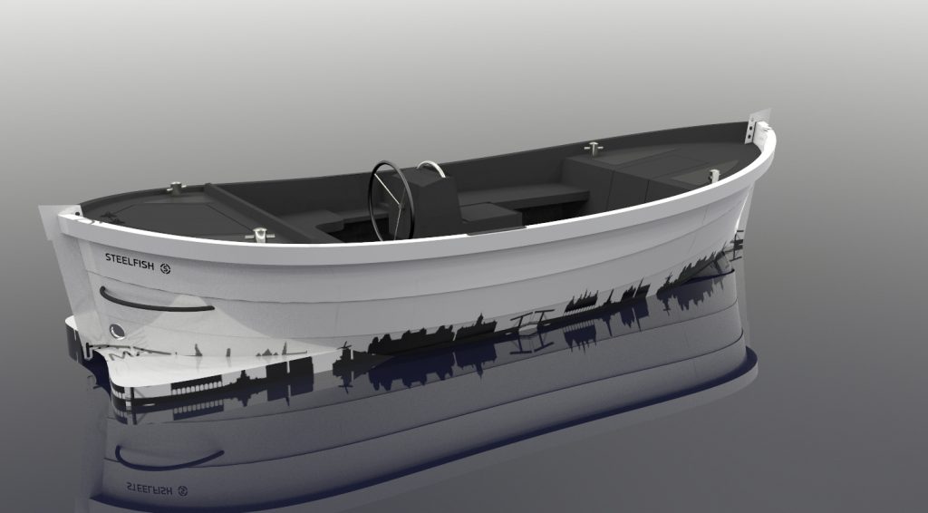 Steelfish aluminium sloep amsterdam